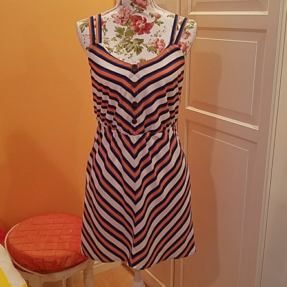 Chevron print dress